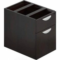 Global Furniture Group Offices To Go™ 2 Drawer Hanging Pedestal in Espresso - Executive Modular Furniture