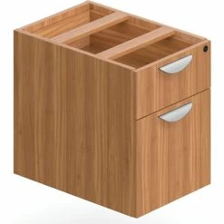 Offices To Go™ 2 Drawer Hanging Pedestal in Walnut - Executive Modular Furniture