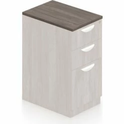 Global Furniture Group Offices To Go™ Pedestal Top in Artisan Gray - Executive Modular Furniture
