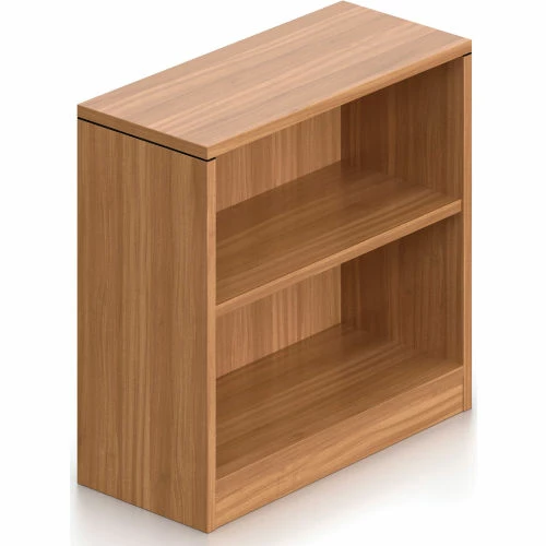 Offices To Go™ 1 Shelf Bookcase in Walnut - Executive Modular Furniture 1 Offices To Go™ 1 Shelf Bookcase in Walnut - Executive Modular Furniture