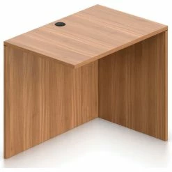 Offices To Go™ Return Desk - 36"W x 24"D x 29-1/2"H - Walnut