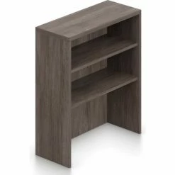 Global Furniture Group Offices To Go™ Hutch Bookcase - 36"W x 15"D x 36"H - Artisan Gray
