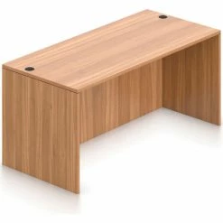 Offices To Go™ Desk Shell - 66" x 30" - Walnut