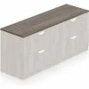 Offices To Go™ Common Top for 2 Storage Components, Artisan Gray