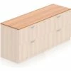 Offices To Go™ - Common Top for 2 Storage Components, Walnut