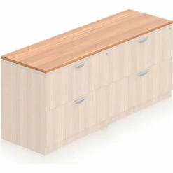Offices To Go™ - Common Top for 2 Storage Components, Walnut