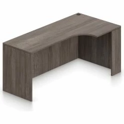 Global Furniture Group Offices To Go™ Right Hand Corner Credenza - 71"W x 24/36"D x 29-1/2"H - Artisan Gray
