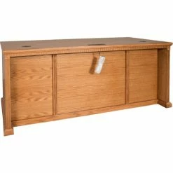 Martin Furniture Executive Desk - Double Pedestal - Wheat - Huntington Oxford Series -Outlet Desks & Workstations Store HO6801W 005