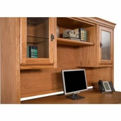 Martin Furniture Huntington Oxford Storage Hutch - Wheat -Outlet Desks & Workstations Store HO6821W 003