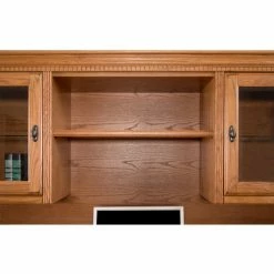 Martin Furniture Huntington Oxford Storage Hutch - Wheat -Outlet Desks & Workstations Store HO6821W 005
