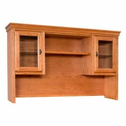 Martin Furniture Huntington Oxford Storage Hutch - Wheat -Outlet Desks & Workstations Store HO6821W 1