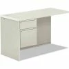 HON® Left Return Pedestal - Silver Mesh/Light Gray - 38000 Series