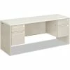 HON® Kneespace Credenza - 72"W x 24"D x 29-1/2"H - Silver Mesh/Light Gray - 38000 Series