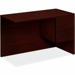HON® Return Desk, Right - 48" - Mahogany - 10500 Series