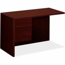 HON® Return Desk, Left - 48" - Mahogany - 10500 Series