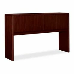 HON® Hutch with Doors - 60"W x 14-5/8"D x 37-1/8"H Mahogany - 10500 Series