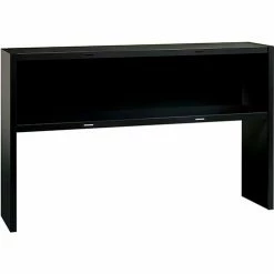 Hirsh Industries® Modular Steel Stack-on Desk Hutch - 60"W - Black