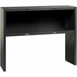 Hirsh Industries® Modular Steel Stack-on Desk Hutch - 48"W - Charcoal