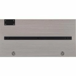 Interion By Global Industrial Interion® Open Plan Standing Height Return Desk - 48"W x 24"D x 40"H - Gray Top w/Black Legs -Outlet Desks & Workstations Store HRI 22570 Work Surface Bottom Gray Elm 47x23 hri 1