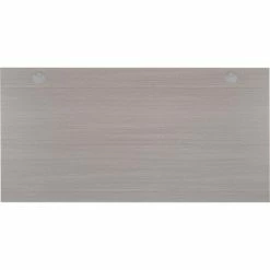 Interion By Global Industrial Interion® Open Plan Office Desk - 60"W x 30"D x 29"H - Gray Top with Black Legs -Outlet Desks & Workstations Store HRI 22573 Work Surface Top Gray Elm 59x29 hri