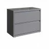 Hirsh Industries&#174 36" Wide 2-Drawer Lateral File Cabinet - Arctic Silver