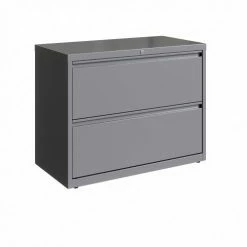 Hirsh Industries&#174 36" Wide 2-Drawer Lateral File Cabinet - Arctic Silver