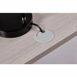 Interion By Global Industrial Interion® Open Plan Standing Height Desk - 60"W x 30"D x 40"H - Gray Top with Black Legs 32 Interion By Global Industrial Interion® Open Plan Standing Height Desk - 60"W x 30"D x 40"H - Gray Top with Black Legs -Outlet Desks & Workstations Store HRI Open Desk Gray Elm Top Charcoal OLeg Close Up hri 4