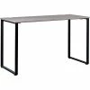 Interion By Global Industrial Interion® Open Plan Standing Height Desk - 60"W x 30"D x 40"H - Gray Top with Black Legs