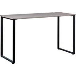 Interion By Global Industrial Interion® Open Plan Standing Height Desk - 60"W x 30"D x 40"H - Gray Top with Black Legs