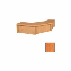 Ironwood Corner Riser - 31"W x 31"D x 10"H Oiled Cherry