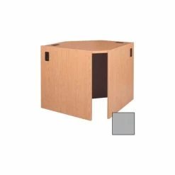 Ironwood 39" Radius Corner Connector - 51-3/8"W x 36-3/8"D x 39-1/4"H Gray