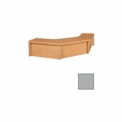 Ironwood Corner Riser - 36-1/4"W x 36-1/4"D x 10"H Gray