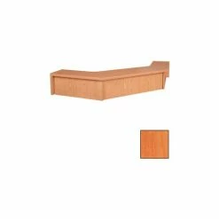 Ironwood Corner Riser - 48-3/4"W x 48-3/4"D x 10"H Oiled Cherry