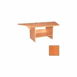 Ironwood 32" Half Hexagon Workstation - Oiled Cherry