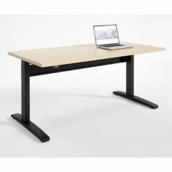 RightAngle Products RightAngle™ Bonita Electric Height Adjustable Desk 30"x60", Hardrock Maple w/Black Base -Outlet Desks & Workstations Store KA5 NETAAS303630BHM