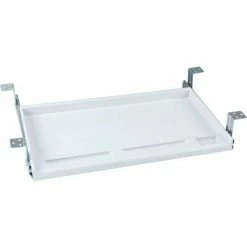 Aidata KB003 Under Desk Keyboard Tray, Platinum