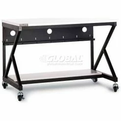 Kendall Howard 48" Performance 400 Series LAN Station with Half Bottom Shelf, Folkstone Gray 9 Kendall Howard 48" Performance 400 Series LAN Station with Half Bottom Shelf, Folkstone Gray -Outlet Desks & Workstations Store KHL 5000 3 400 48