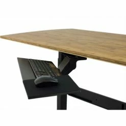 Uncaged Ergonomics KT1-B Adjustable Under Desk Keyboard Tray, Black -Outlet Desks & Workstations Store KT1B 04