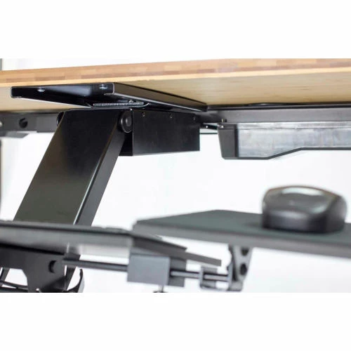 Uncaged Ergonomics KT2-B Adjustable Standing Desk Keyboard Tray, Black 6 Uncaged Ergonomics KT2-B Adjustable Standing Desk Keyboard Tray, Black - Image 6