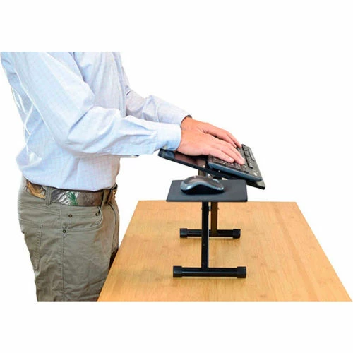 Uncaged Ergonomics KT3 Standing Keyboard Stand, Black 4 Uncaged Ergonomics KT3 Standing Keyboard Stand, Black - Image 4