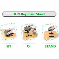 Uncaged Ergonomics KT3 Standing Keyboard Stand, Black 15 Uncaged Ergonomics KT3 Standing Keyboard Stand, Black -Outlet Desks & Workstations Store KT3 07