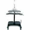 Aidata LDC003P Sit/Stand Mobile PC Workstation with LCD/LED Monitor Mount