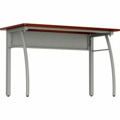 Linea Italia Trento Office Desk, Computer Table, 47"W x 24"D x 30"H, Cherry -Outlet Desks & Workstations Store LIT ZUC733 05
