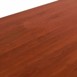 Linea Italia Trento L-Shaped Desk, Corner Desk, 60"W x 60"D x 30"H, Cherry -Outlet Desks & Workstations Store LIT ZUC737 06