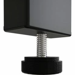 Linea Italia Urban Modern L-Shaped Desk, 60"W x 60"D x 30"H, Natural Walnut/Black -Outlet Desks & Workstations Store LIT ZUNI602 06