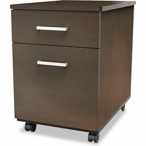 Linea Italia® Mobile Pedestal File - Box/File Drawer - Mocha - Trento Series 1 Linea Italia® Mobile Pedestal File - Box/File Drawer - Mocha - Trento Series