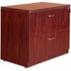Lorell® Lateral File Cabinet - 35.5" x 22" x 30" - Mahogany - Chateau Series