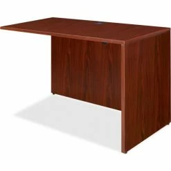Lorell® Return Shell - 48"W x 24"D x 29-1/2"H, Mahogany - Essentials Series
