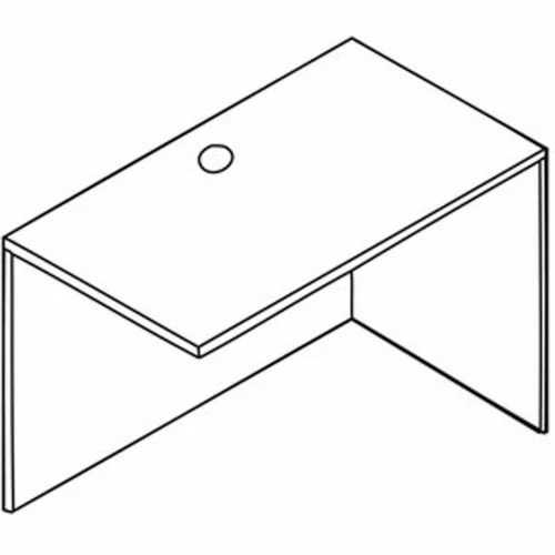 Lorell® Return Shell - 48"W x 24"D x 29-1/2"H, Mahogany - Essentials Series 6 Lorell® Return Shell - 48"W x 24"D x 29-1/2"H, Mahogany - Essentials Series - Image 6