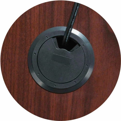 Lorell® Return Shell - 48"W x 24"D x 29-1/2"H, Mahogany - Essentials Series 2 Lorell® Return Shell - 48"W x 24"D x 29-1/2"H, Mahogany - Essentials Series - Image 2